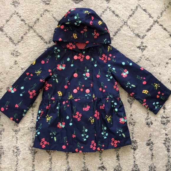 carters rain jacket girl